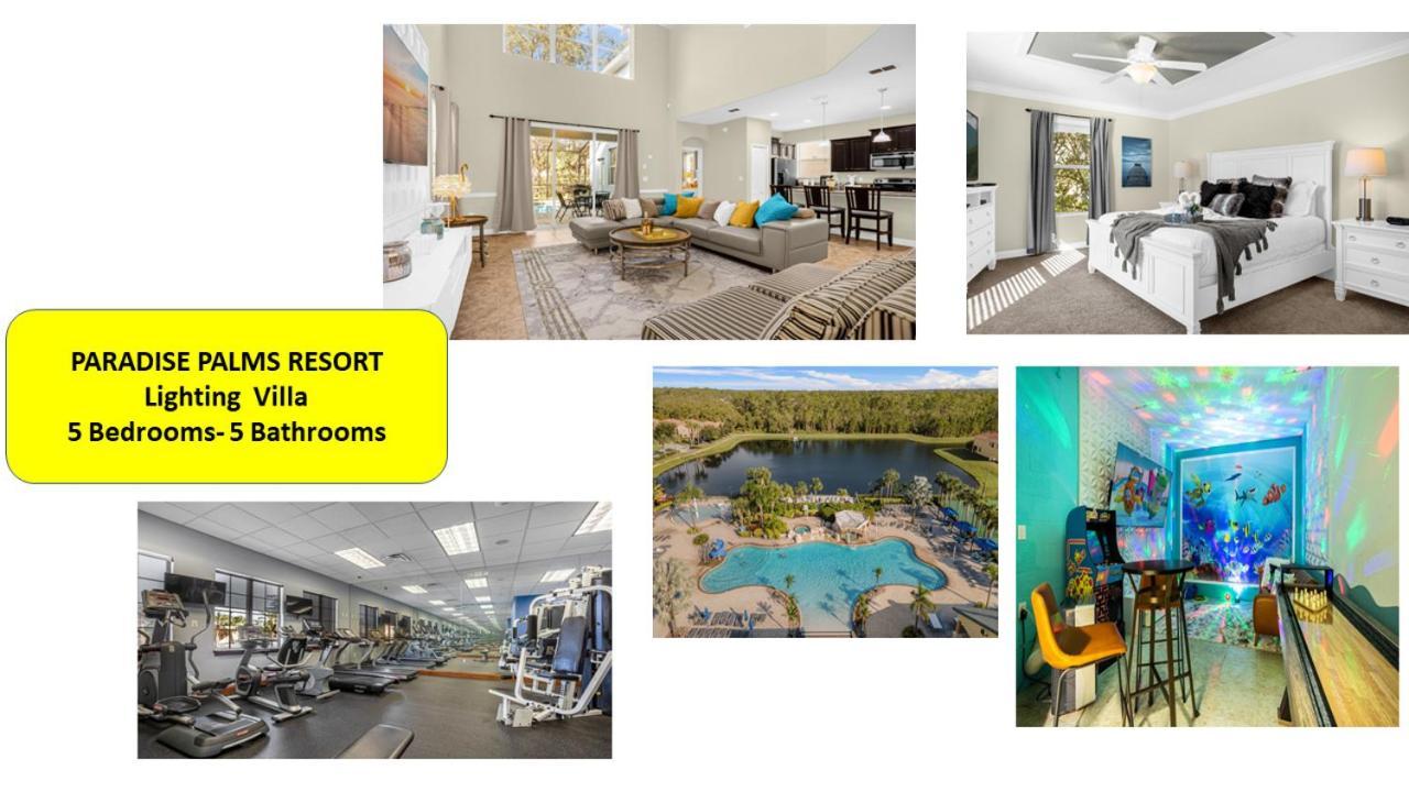 Light Yellow Home Lift Your Mood Near Disney 5Beds كيسيمي المظهر الخارجي الصورة